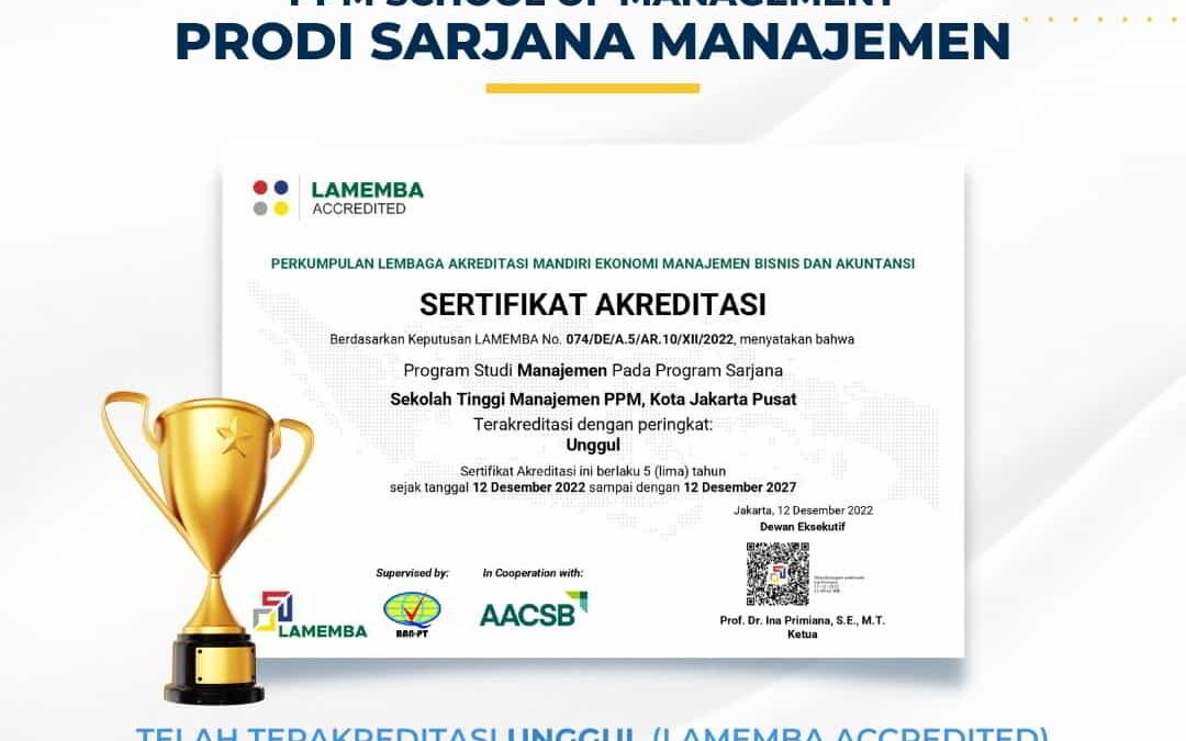 PPM School - Program Studi Sarjana Manajemen Bisnis