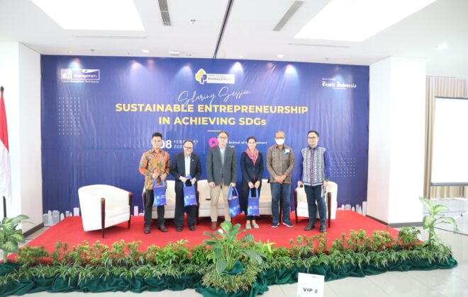Kembangkan Sustainable Entrepreneurship Untuk Capai Sustainable Development Goals