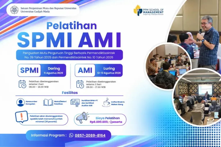 Pelatihan Sistem Penjaminan Mutu Internal (SPMI) &amp; Audit Mutu Internal (AMI)