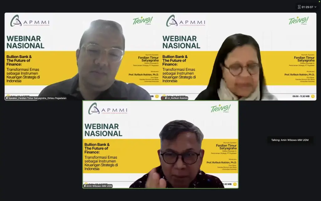 Seminar Nasional APMMI Bahas Masa Depan Keuangan Berbasis Emas di Indonesia