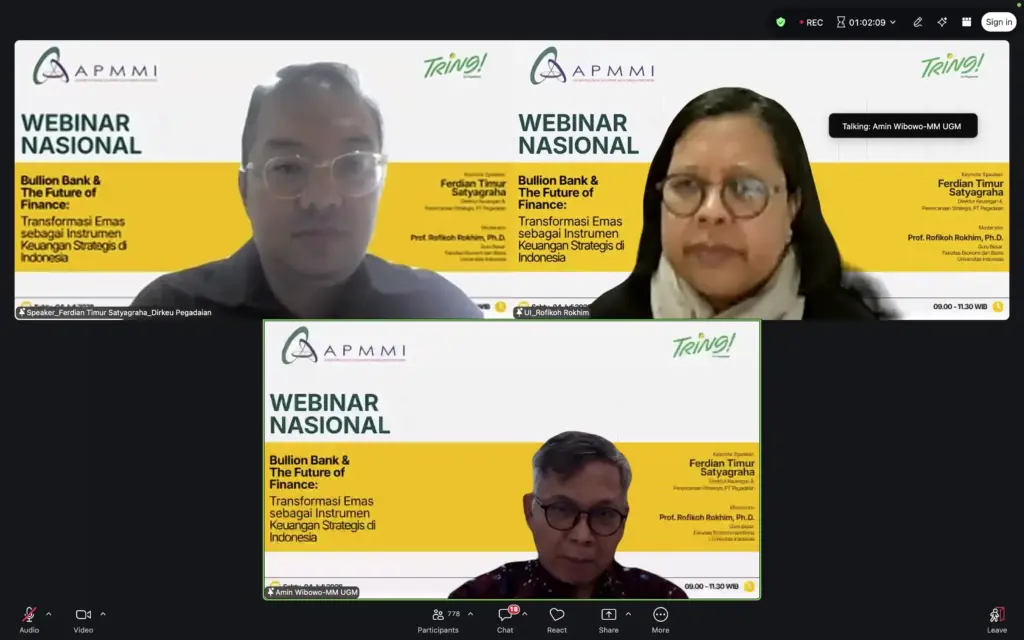 Seminar Nasional APMMI Bahas Masa Depan Keuangan Berbasis Emas di Indonesia